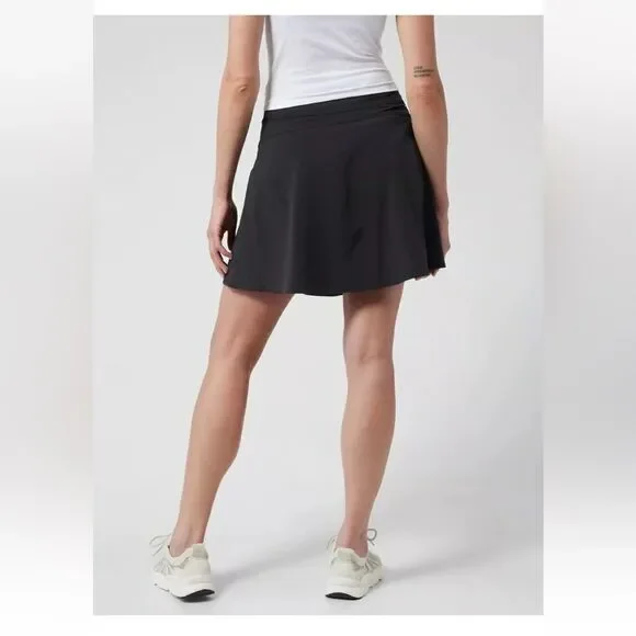 NWT New ATHLETA All Day Skort Skirt Short Combo Black 6 - Picture 3 of 9